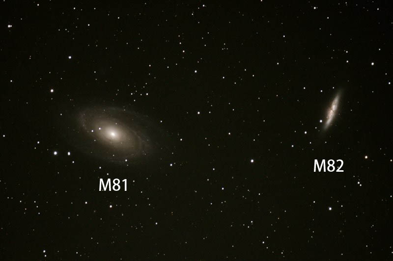 銀河M81とM82